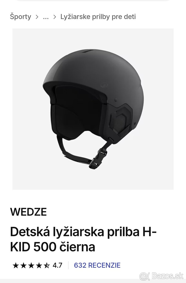 Detska prilba Wedze 48-52 cm