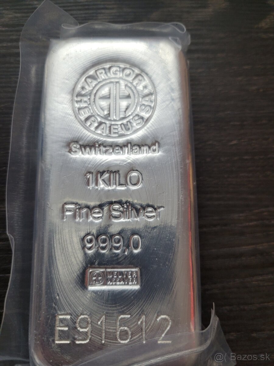 Investicne striebro 1kg