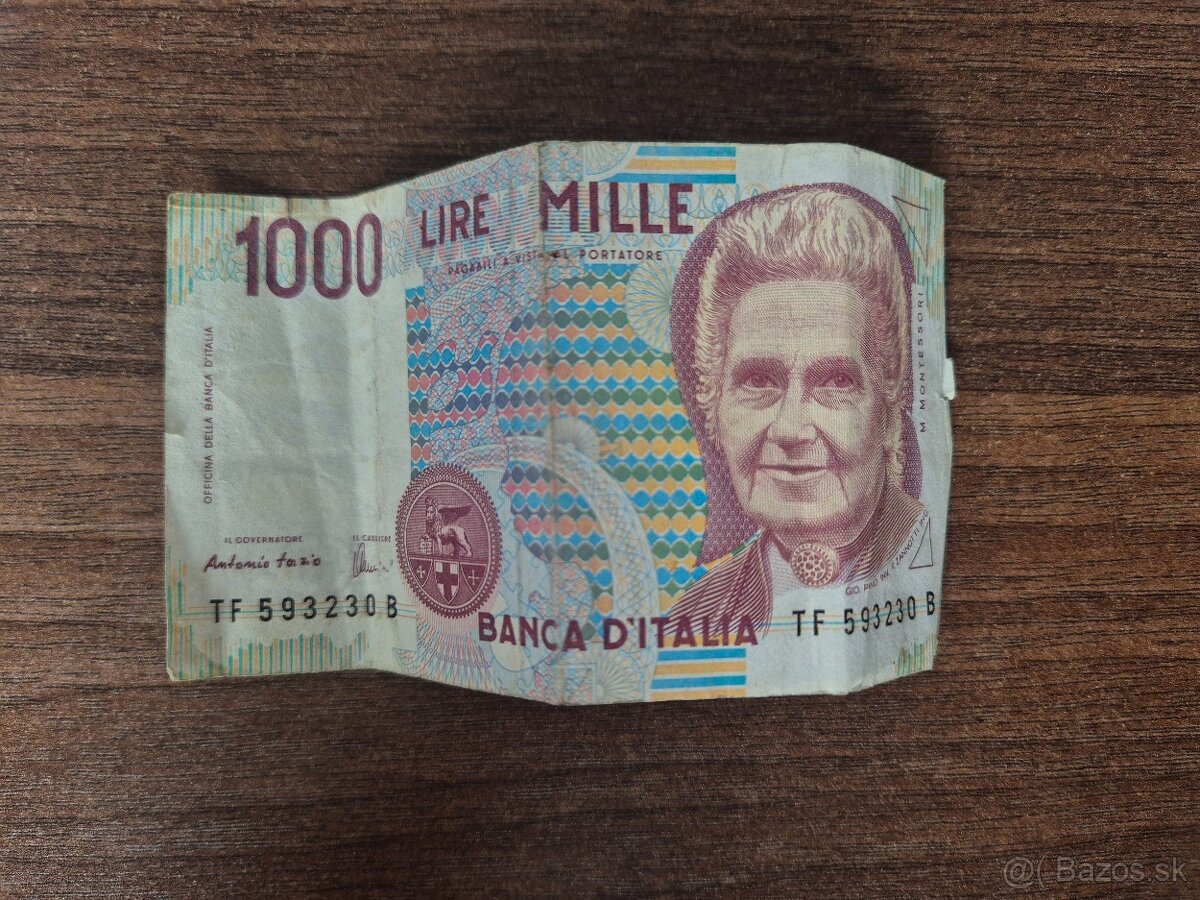 1000 Lire 1990 Taliansko 1990