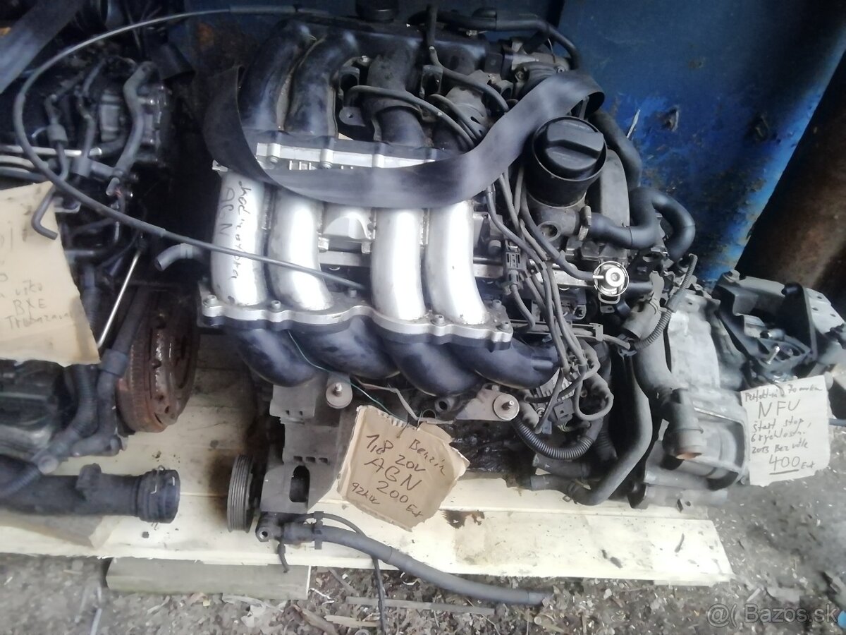 Motor 1,8 benzín 92 kW AGN