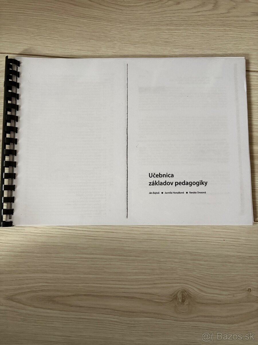 Učebnica základov pedagogiky