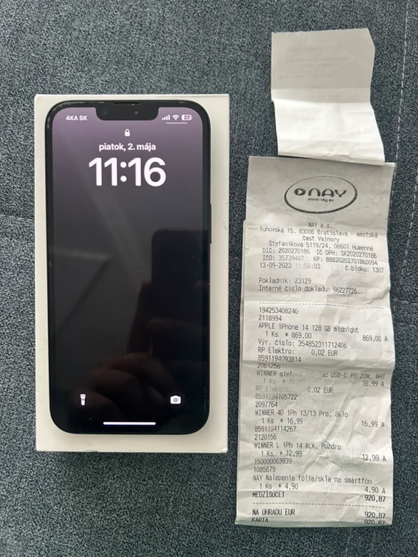 Predám iPhone 14 128GB