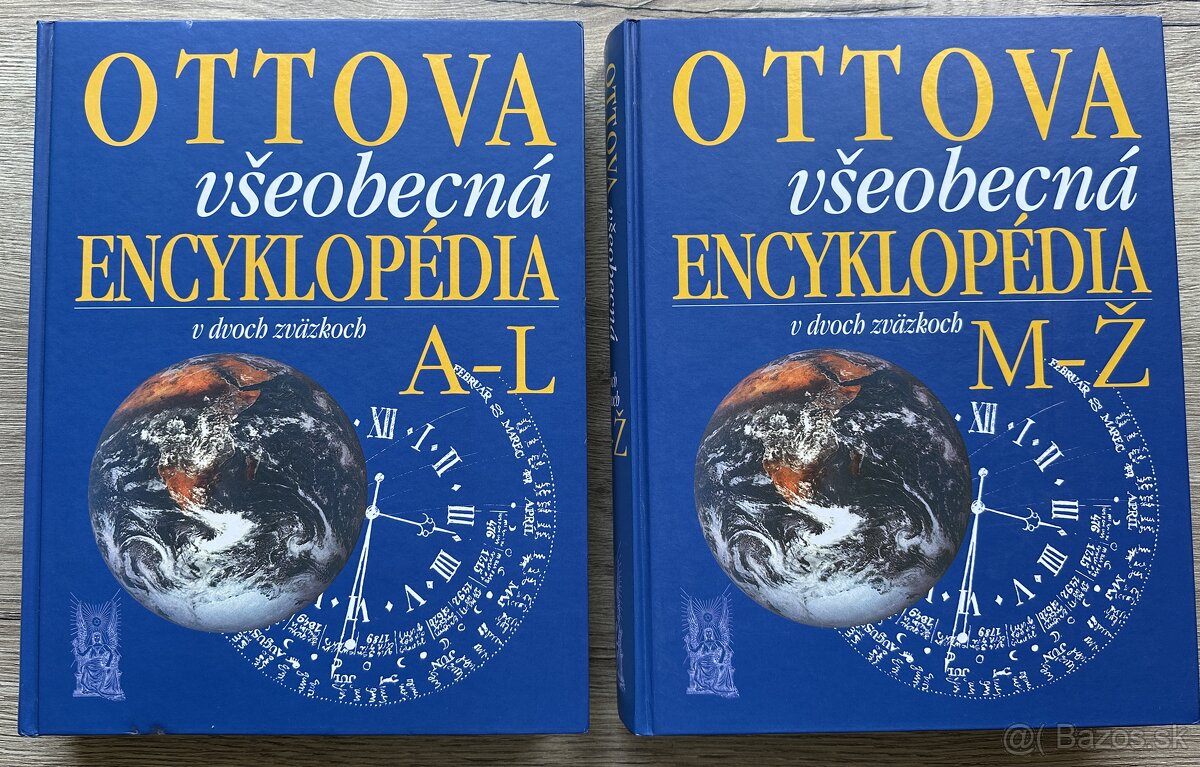Ottova všeobecná encyklopédia v 2 zväzkoch A-L,M-Ž
