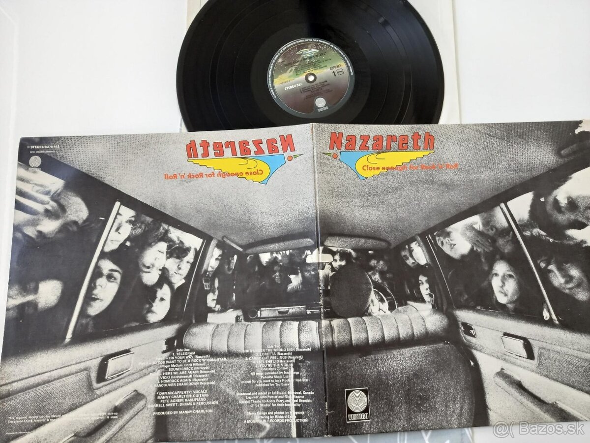 NAZARETH „ Razamanaz“ /Vertigo 1973/rozkl. ob skvely stav+ z