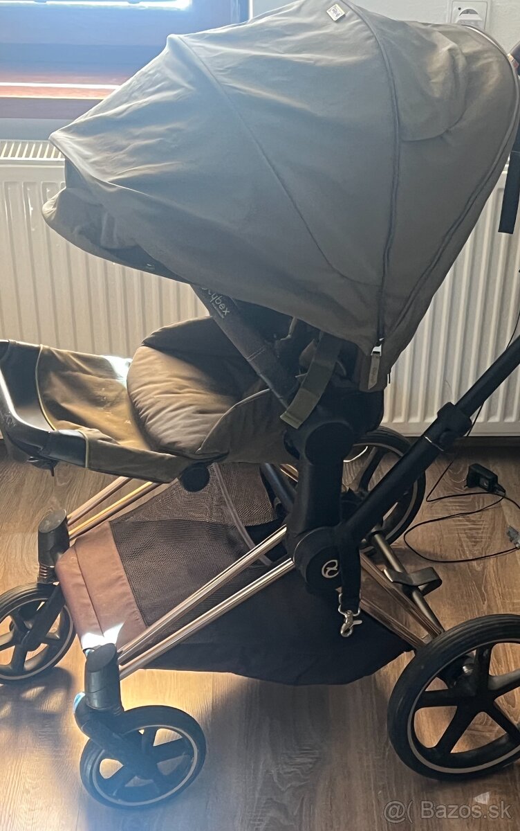 CYBEX Priam Rose Gold športový kočík, hlboká vanička lux
