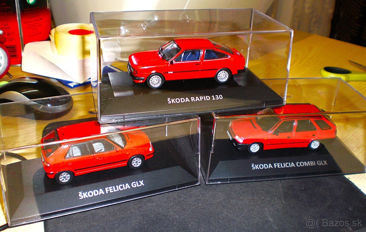 ŠKODA RAPID 130 , FELICIA GLX , FELICIA COMBI GLX , 1:43