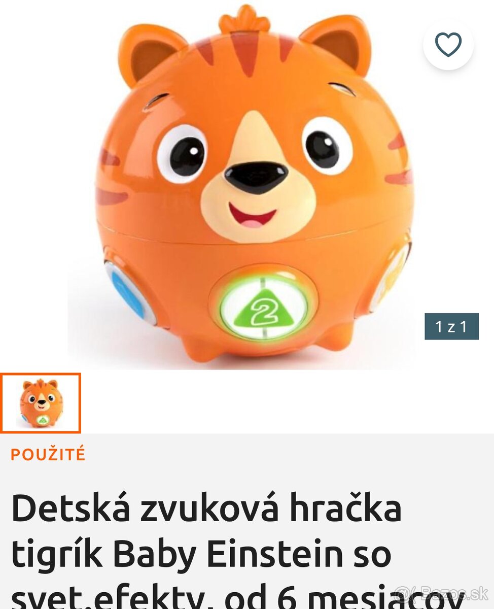 Interaktívna hračka Tigrik