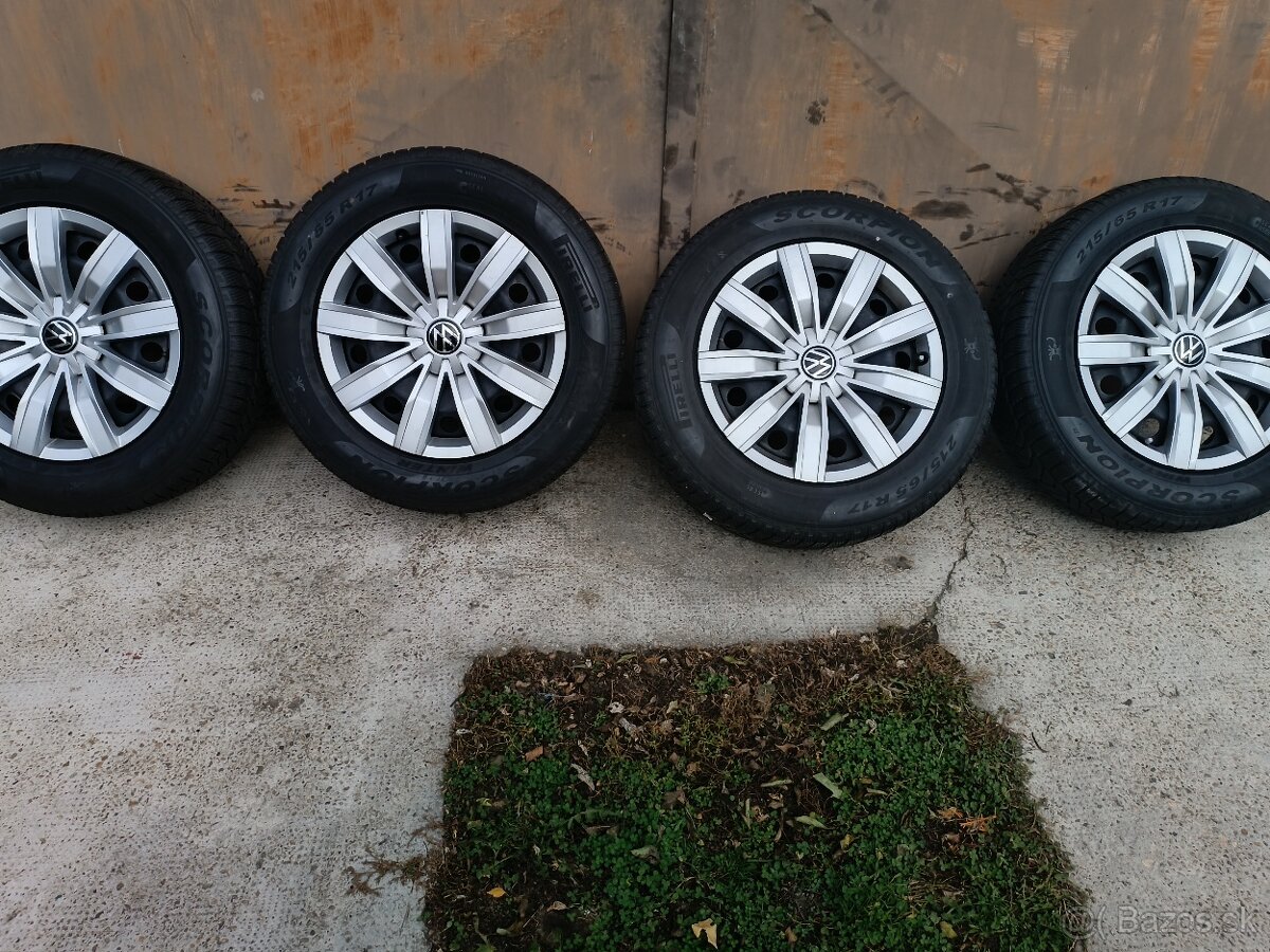 Predám plech.disky 5x112R17 na škoda,w, seat,audi