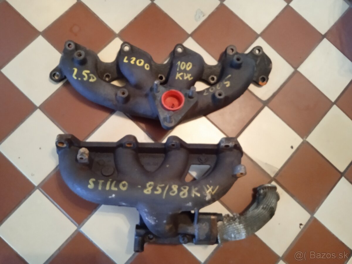 vyfukove zvody fiat -mitshubishi