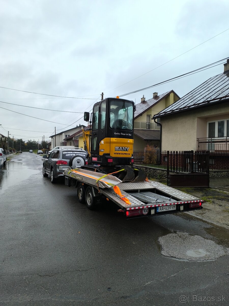 Odťah vozidiel a preprava materiálu