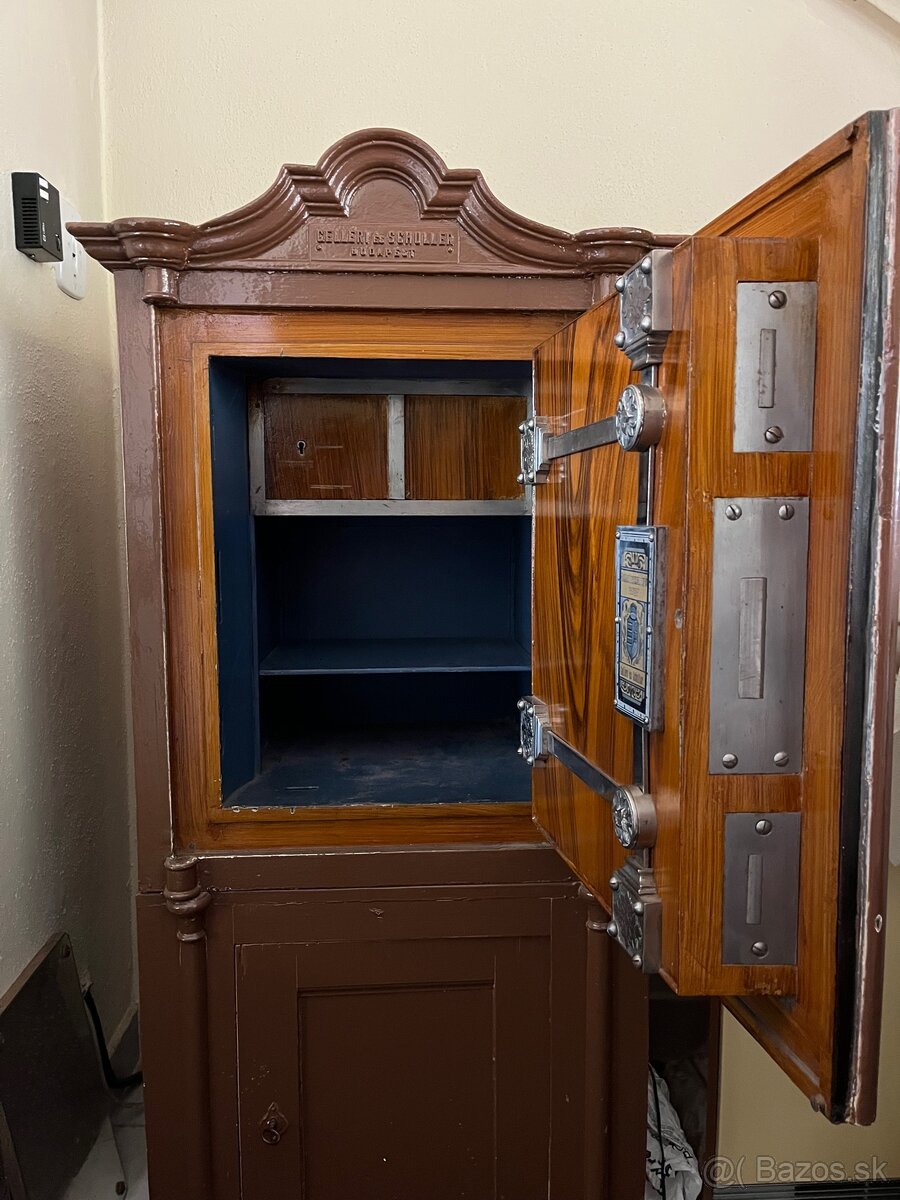 Starožitný trezor: GELLÉRI és SHULLER Budapest