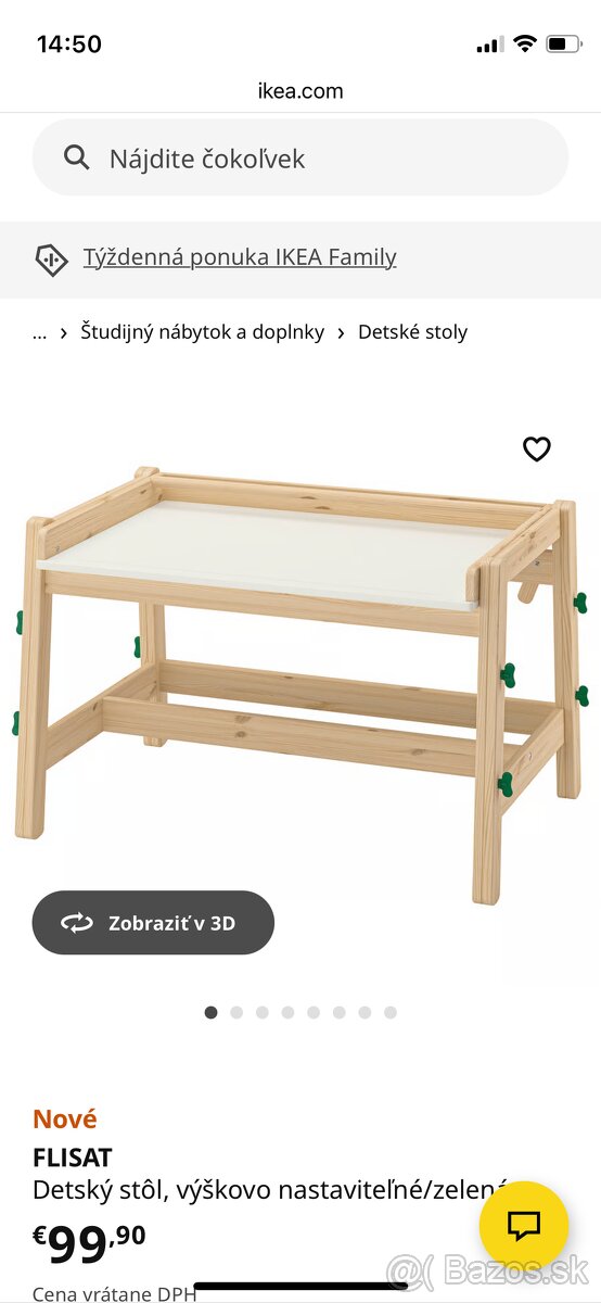 detský rastúci stôl ikea