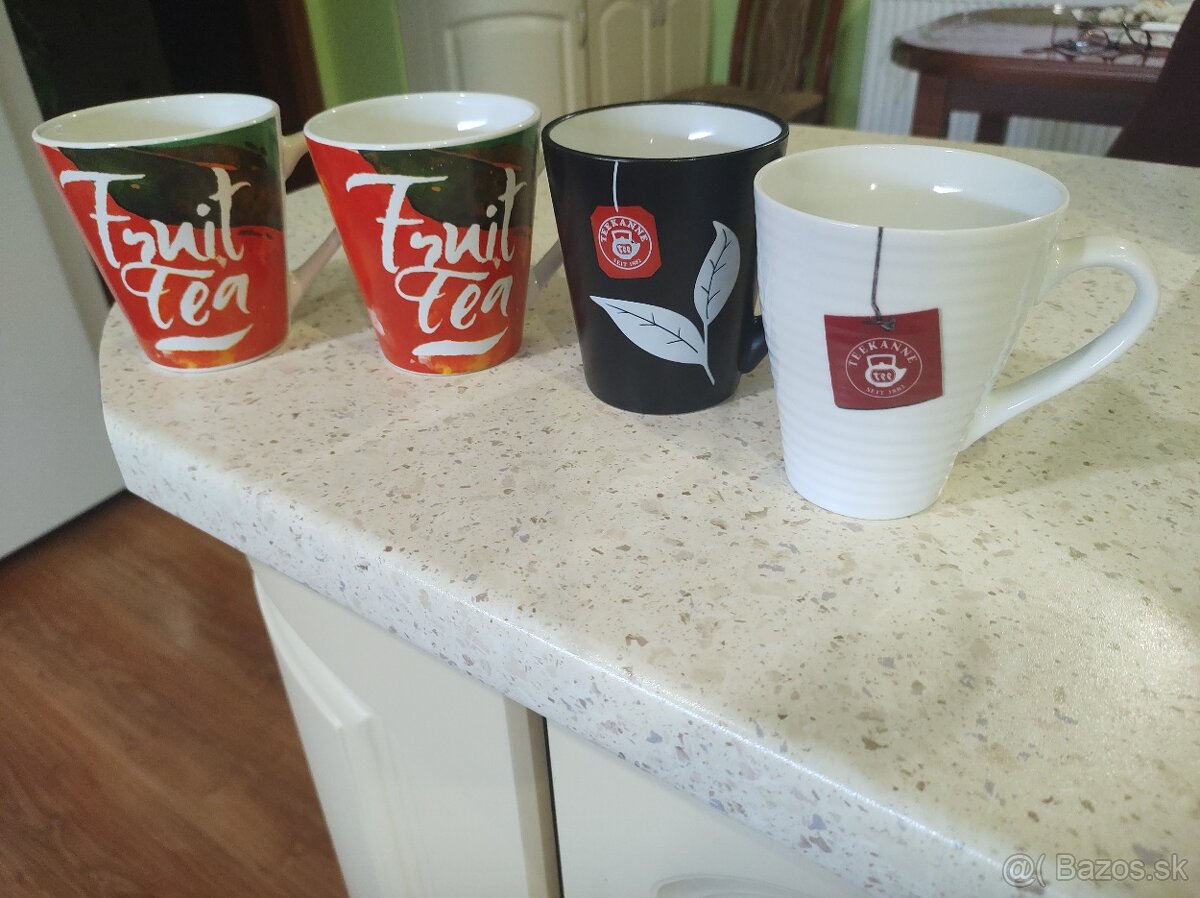 Čajové hrnčeky - 4 kusy