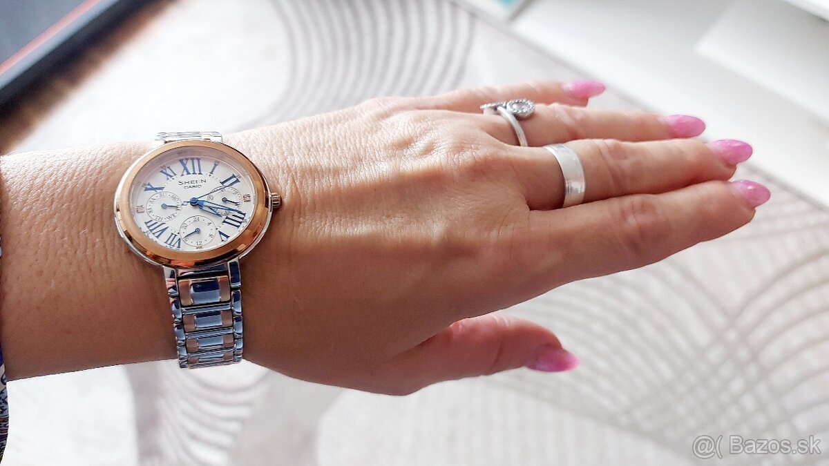 damske hodinky casio sheen