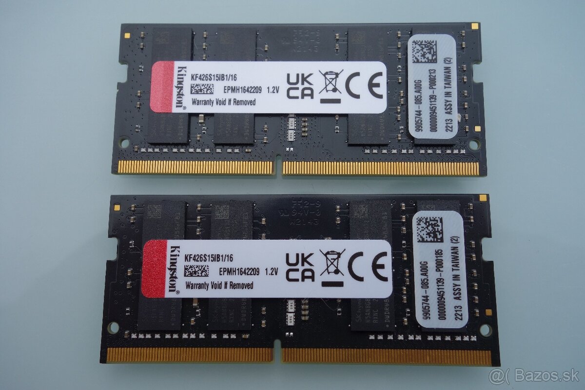 32GB (2x 16GB Modul) DDR4 3200MHz RAM do notebooku