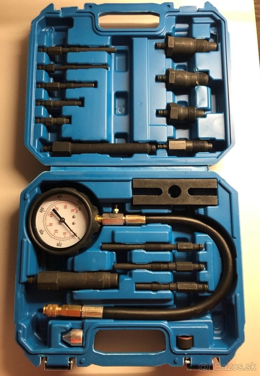 Tester kompresie diesel alebo benzín – Kompresiometer.