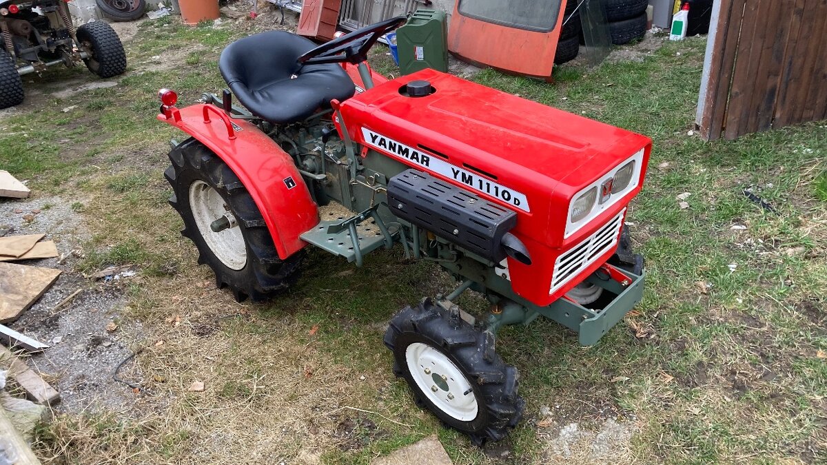 Malotraktor Yanmar YM1110 D, 4x4, diesel, po renovácii