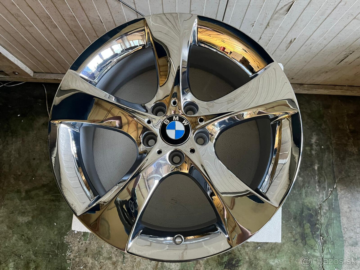 BMW X1 OD 2009 ORIG. R19 DVOJROZMER 5x120, CHROM 4KS (755T)