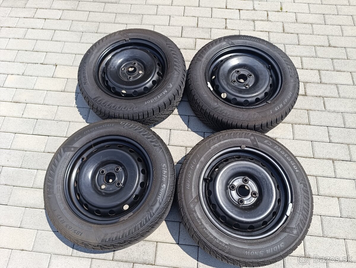 plechove disky Hyundai i20 4x100 185/65 R15