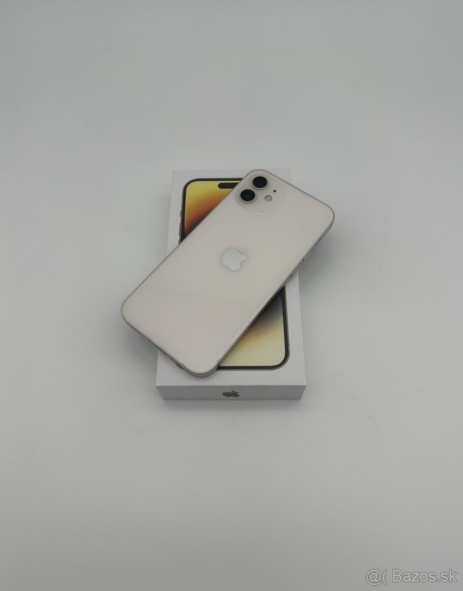 iPhone 12 64GB White (91% Batéria) + DARČEK