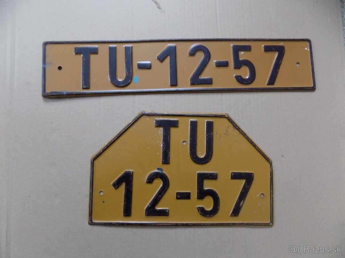 Kupim stare Špz ako dekoracia