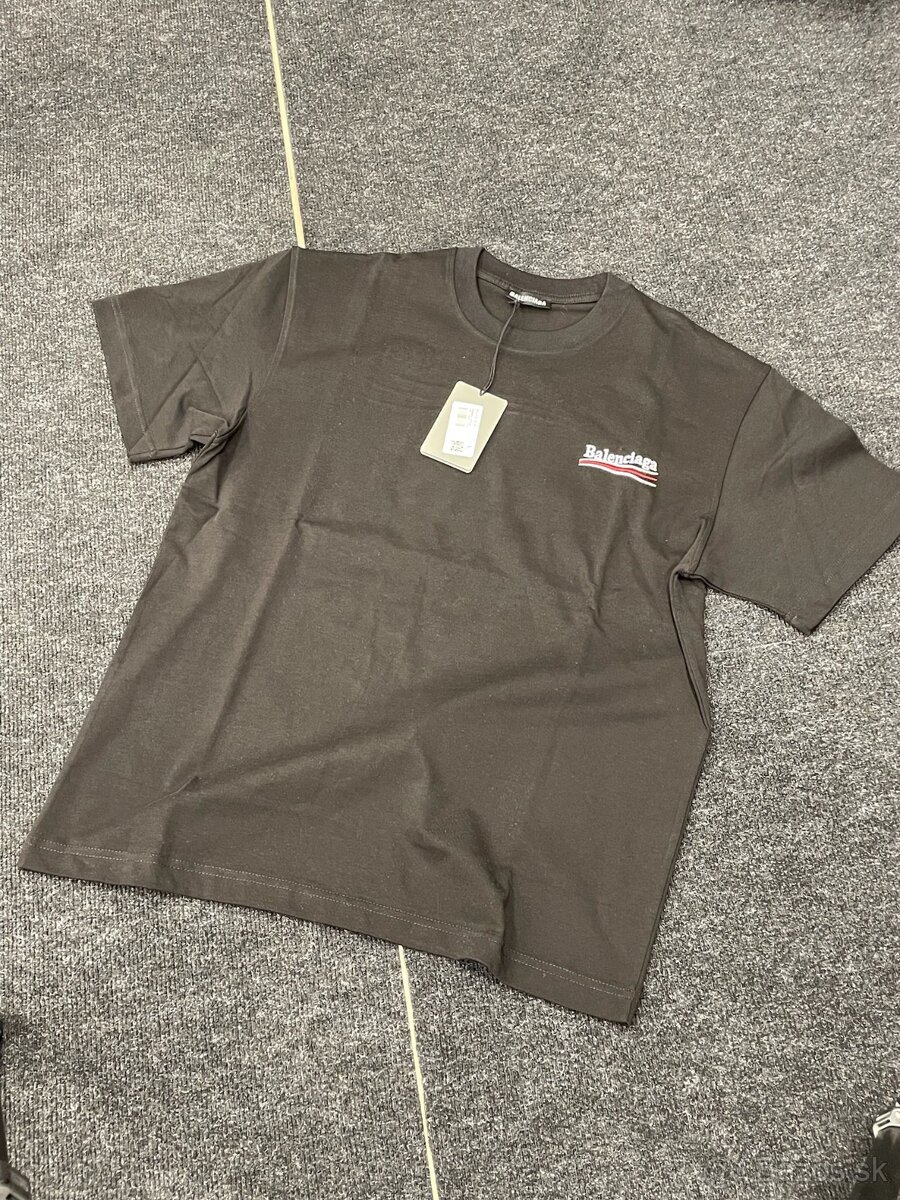 Balenciaga tričko čierne