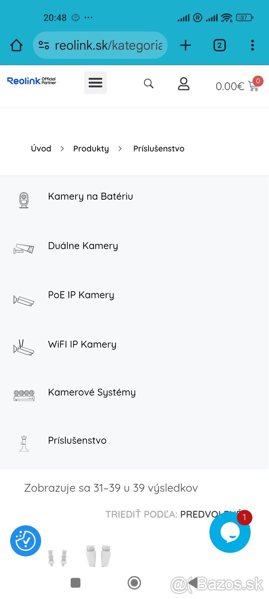 Reolink kamera špičková otočná ,zoom,detekcia pohybu,alarm,a