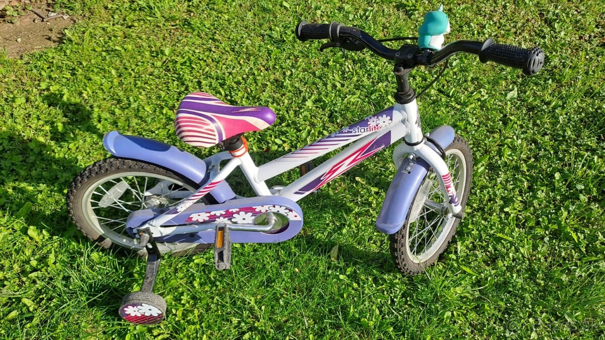 Bicykel "16" kvetinový dizajn