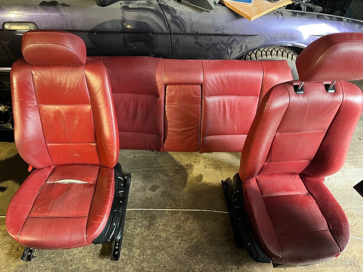 Kožené sedačky BMW e46