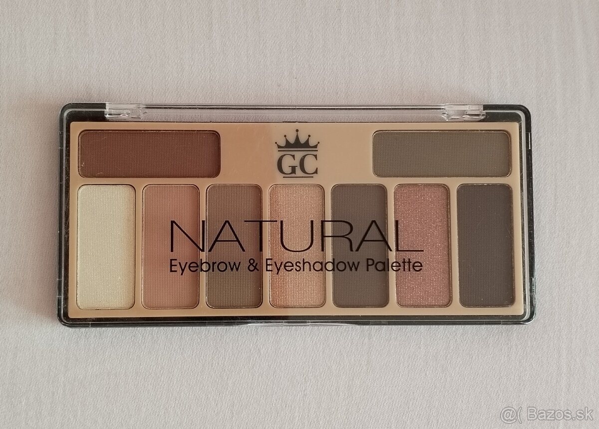 GC GOLD COLLECTION paletka očných tieňov a tieňov na obočie