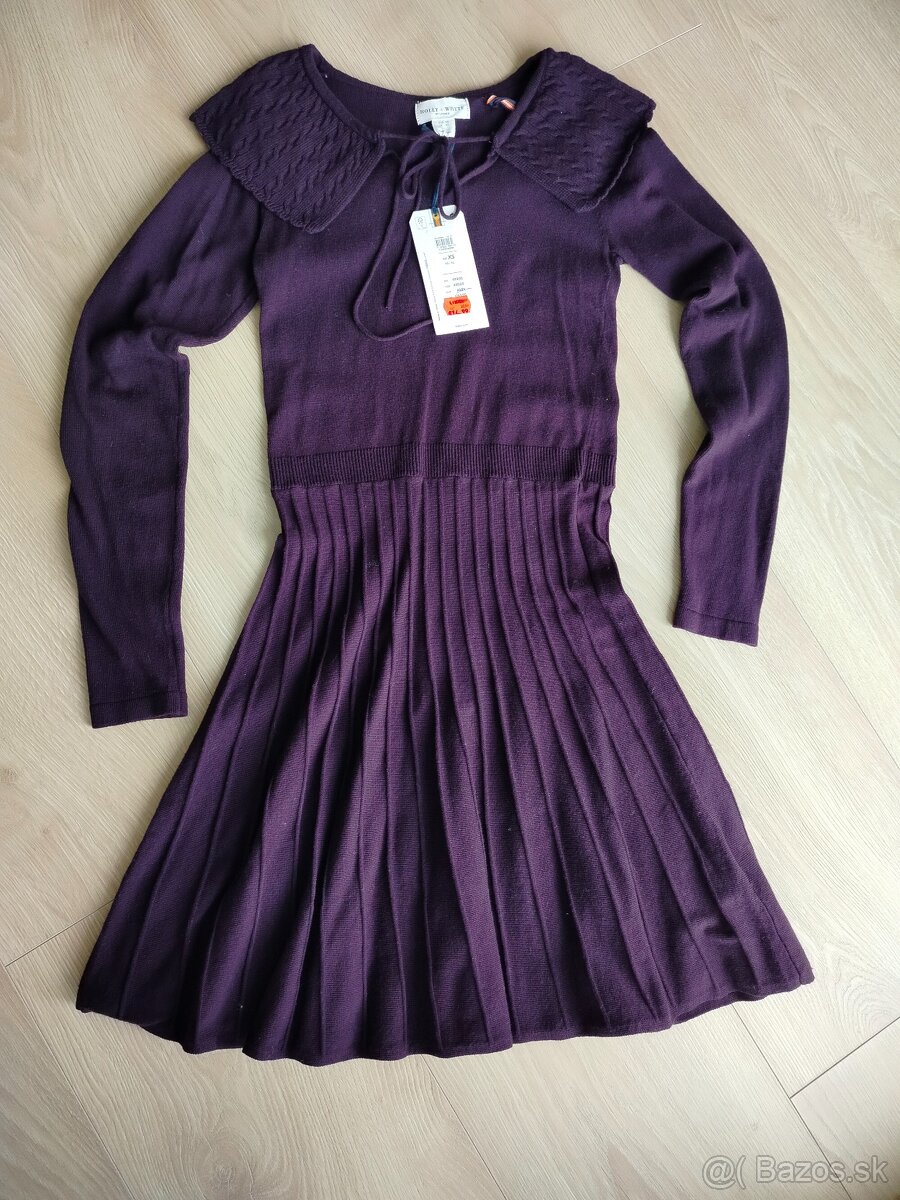 Lindex pletené šaty Holly and White