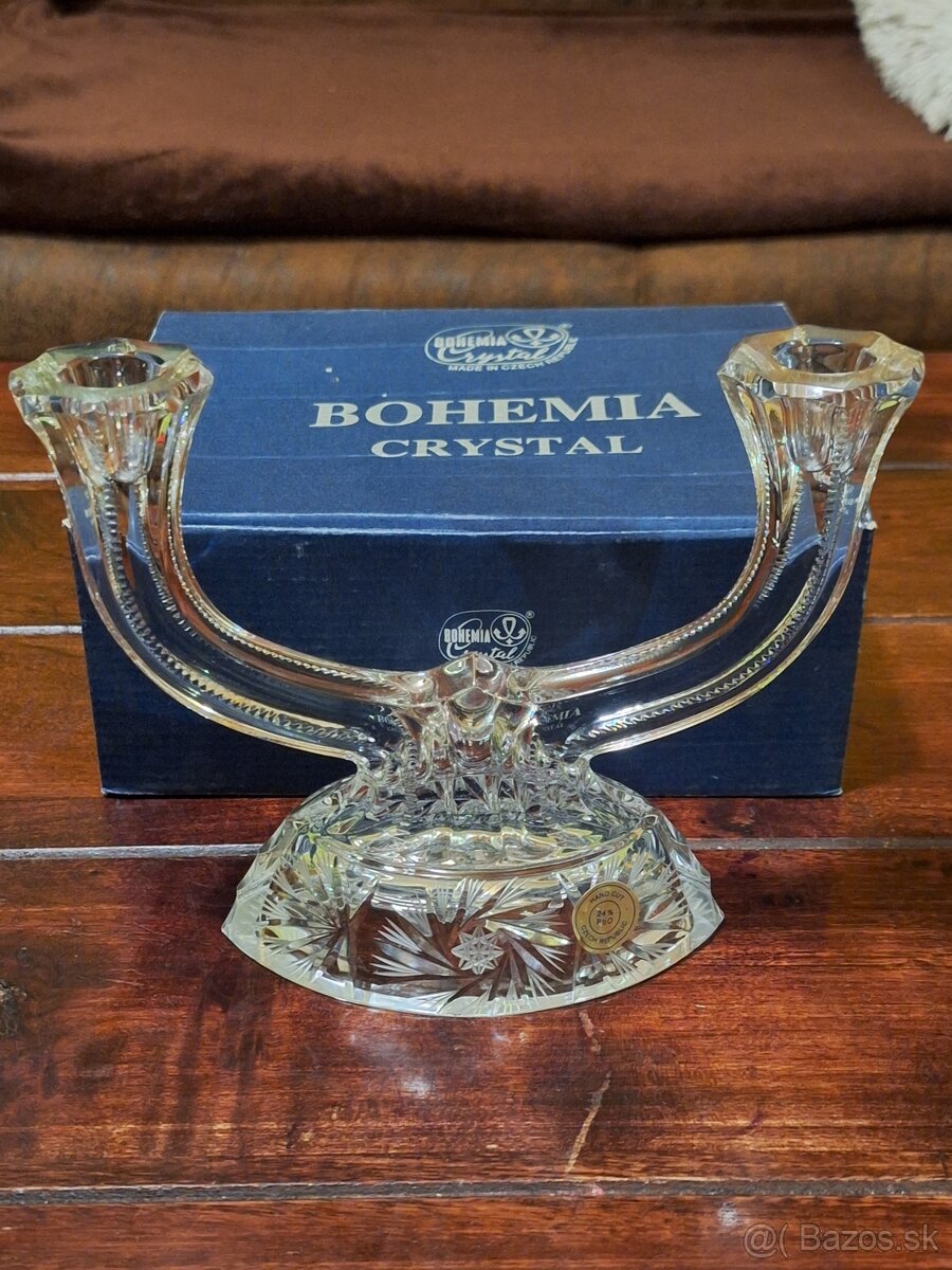 Krištáľový svietnik Bohemia