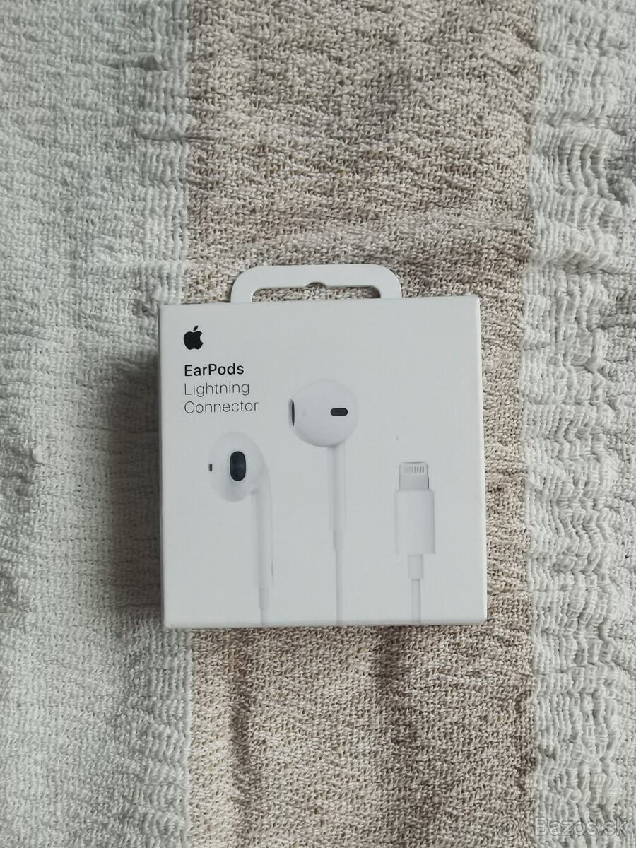 Slúchadlá earpods lightning connector original nerozbalene