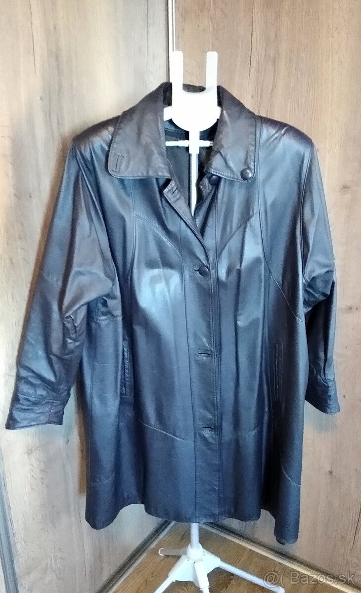 Dámsky kabát kožený XXXL - pravá koža