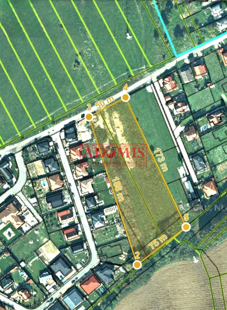 ADOMIS - predáme pozemok na nestavebné účely BUDIMÍR - 11050