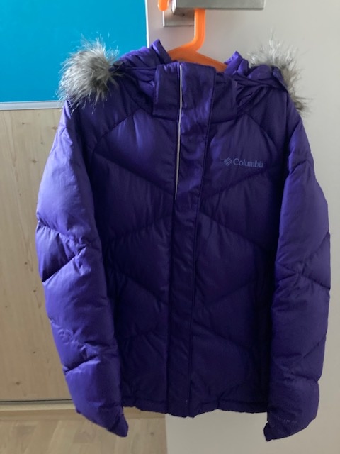Dievčenská zimná bunda Columbia na 8 -10 rokov