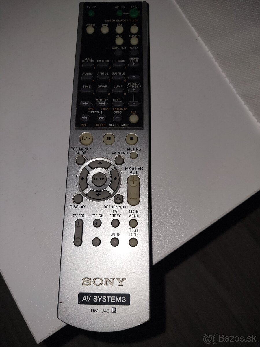 Diaľkový ovládač Sony