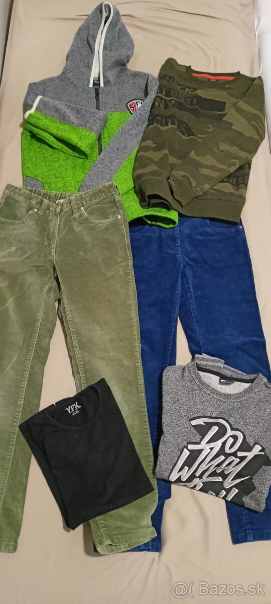 Predám balík oblečenia pre chlapca veľ. 146/152.