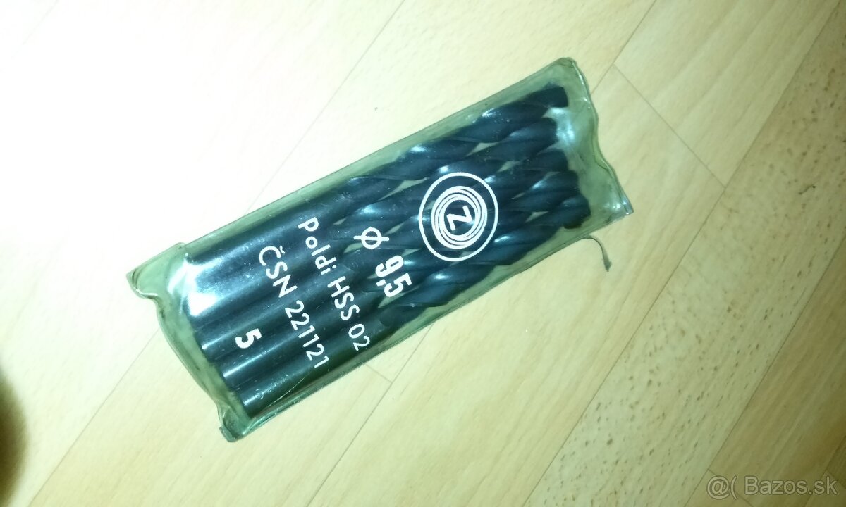 9,5 mm vrtáky do kovu