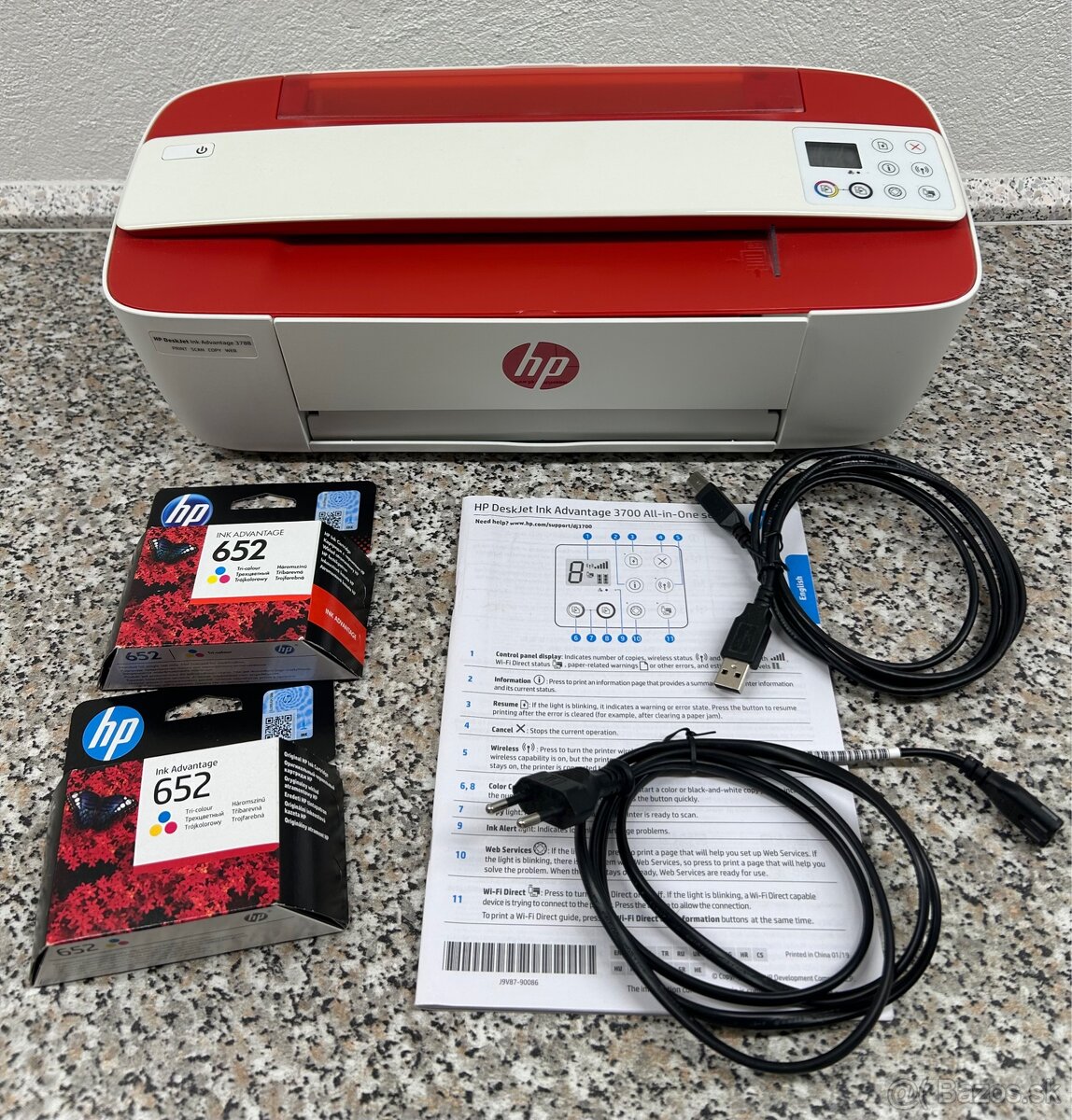 Predám HP DeskJet Ink Advantage 3788 All-in-One