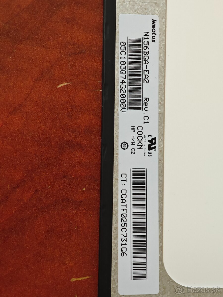 Použitý LCD displej N156BGA-EA2
