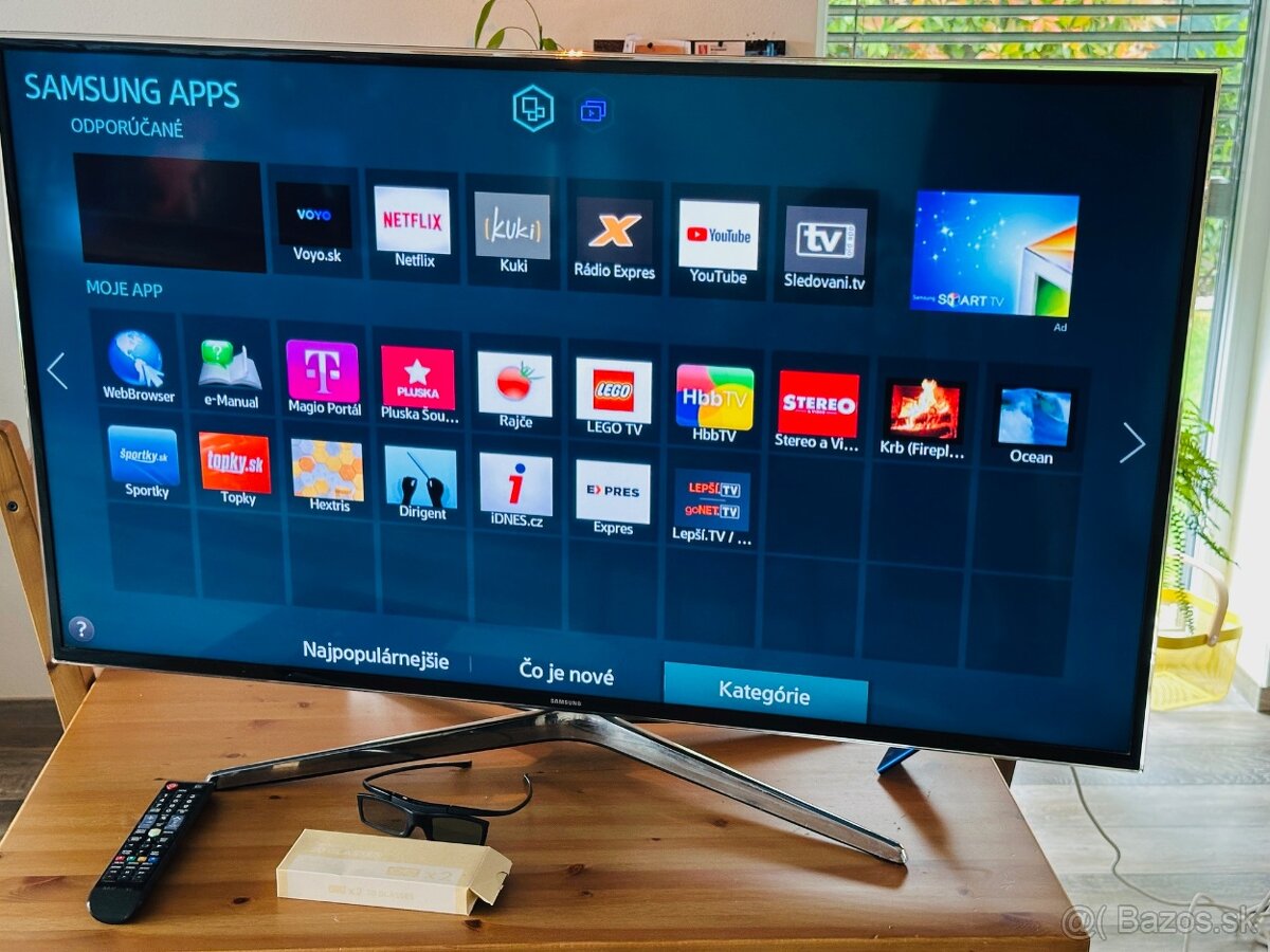 Smart LED 3D SAMSUNG UE48H6470 2x 3D okuliare
