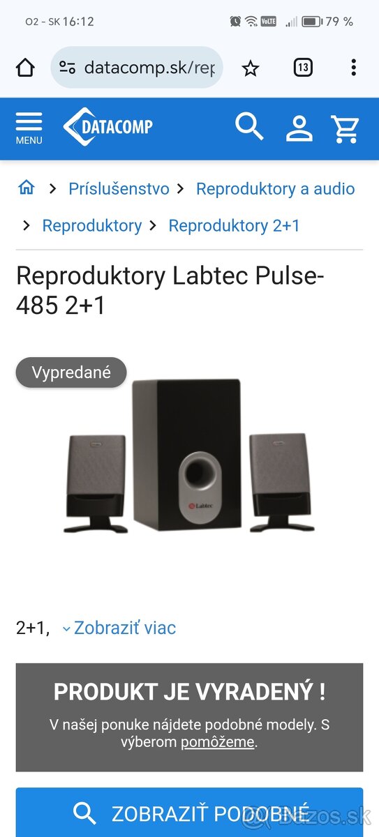 Reproduktory Labtec Pulse-485 2+1