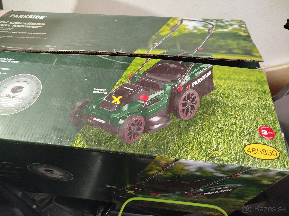 Aku kosačka parkside