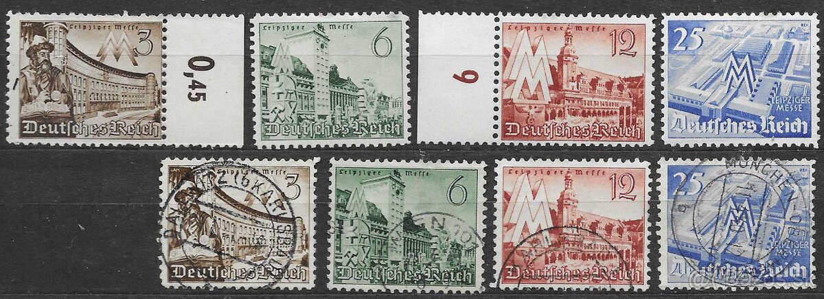 REICH 💥PZDR.739. Spring Fair in Leipzig 1940 čistá + raz.