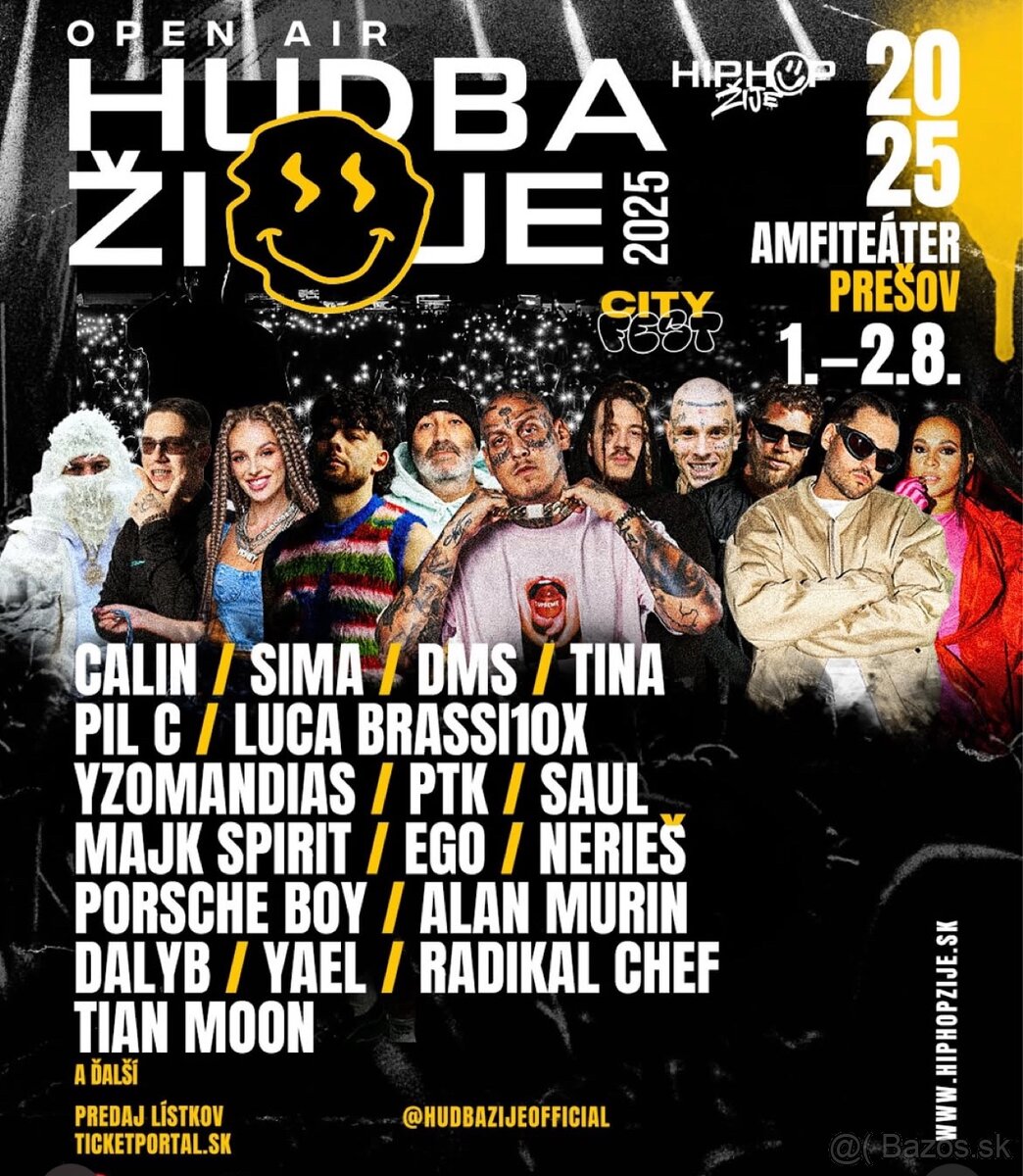 hip hop žije 2025 prešov