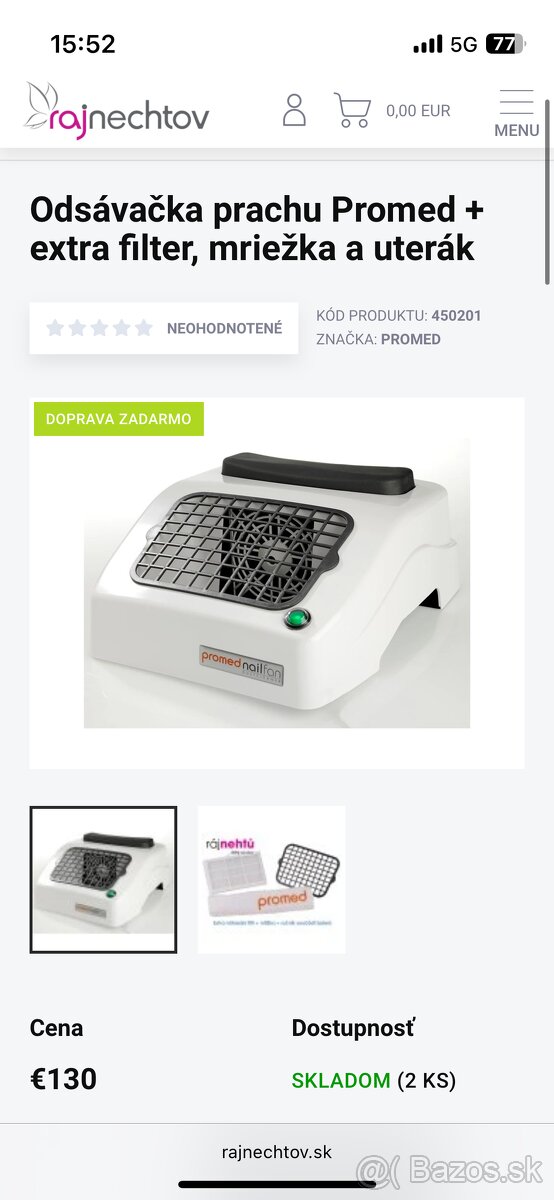 Odsávačka prachu Promed