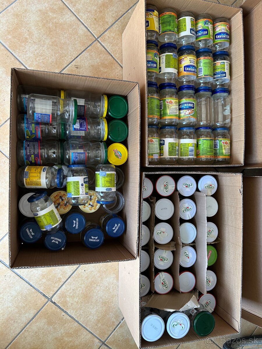 Fľaše na zaváranie mix, zabalené