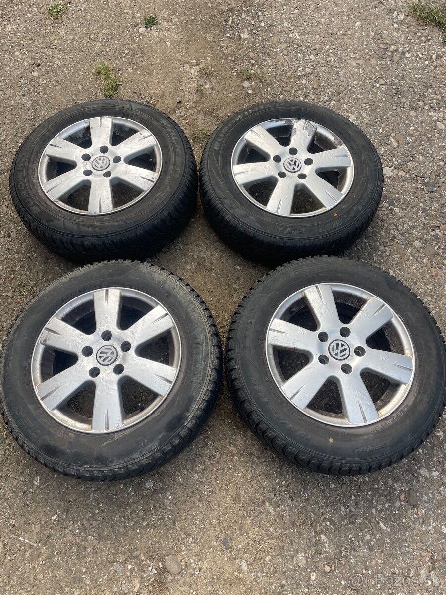 5x112 r15 elektróny Volkswagen + zimne 195/65 r15 Pirelli