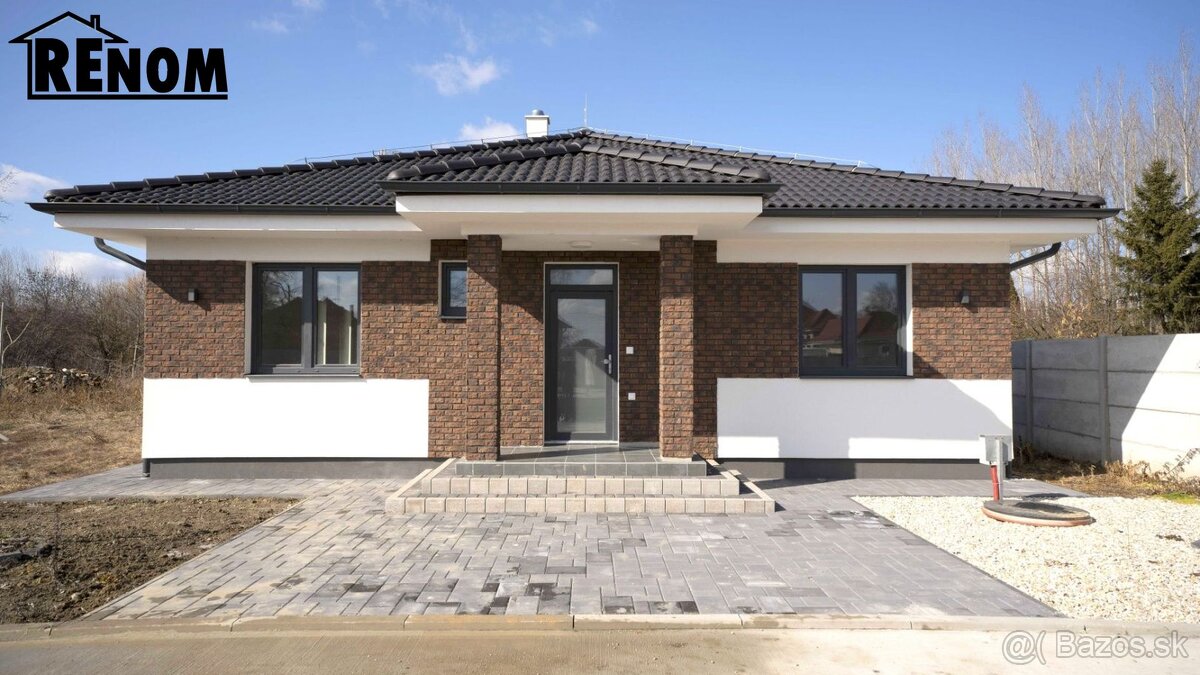 Tehlový Bungalov NOVOstavba